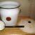 Vintage Covered Porcelain Enamelware Chamber Pot By Lisk Flintstone 3 thumbnail