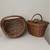 2 Vintage Cottage Wicker Baskets 1 thumbnail