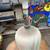Mid Century Rainbow waves plaster table lamp A288 4 thumbnail