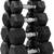 NEW 150 LB Coated Hex Dumbbell IN PAIRS Weight Set 5-10-15-20-25 ..TOT 1 thumbnail