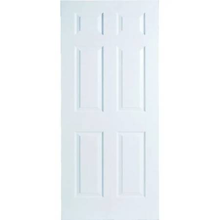 Solid Core White Primed Pine Wood Door 1