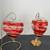 2 Hand Blown Venetian Glass 4" Hearts with stands 6 thumbnail