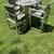 Beautiful Teak Bar Top Patio Set Table And 4 Chairs 2 thumbnail