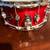 DW Red Lacquer 14'' X 6.5" Snare Drum 4 thumbnail
