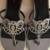 TAHARI - Ramona Platinum Butterfly Sandals - NEW! 1 thumbnail
