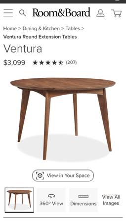 Room & board ventura table 1
