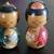 Japanese souvenir wooden dolls - antique 2 thumbnail