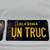 BLACK LICENSE PLATES - UN TRUC - PERFECT for a TESLA CYBER TRUCK 3 thumbnail