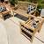 Gorgeous Teak Seating Set, Bench 2 Chairs and a Side Table 3 thumbnail