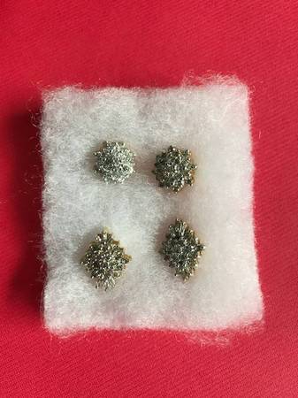 1ct diamond earrings 1