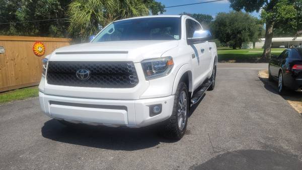 2019 TOYOTA TUNDRA PLATINUM CREW CAB PICKUP - $16,999 (BROUSSARD)63435396294657120