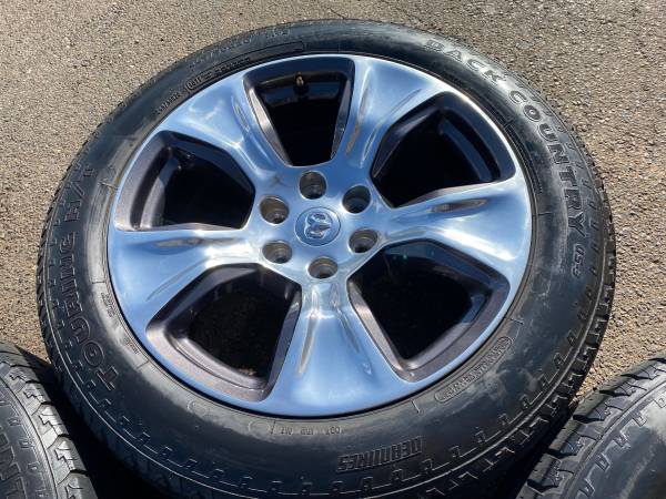 20” Factory 6 lug Polished Rims & 265/50R20 Tires ~ Chevy Dodge GM - $88063471458418561124