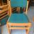 Green Cushioned Chairs 18" Adult (Oak) and Children 1 thumbnail