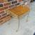 Vintage Wrought Iron Mid Century Vanity Seat with Original Bamboo Seat 5 thumbnail