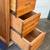3-Drawer Solid Red Oak File Cabinet - LN 7 thumbnail
