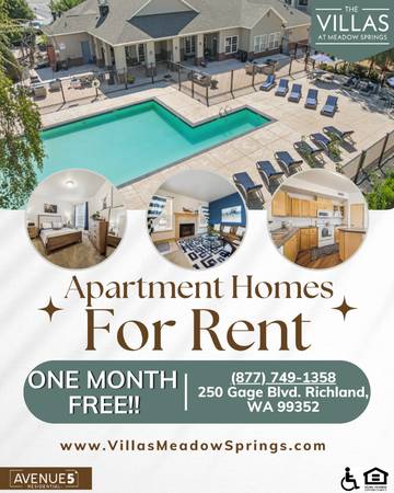 $2,105 / 3br - 1365ft2 - FIRST FLOOR, ONE MONTH FREE, AND ATTACHED GARAGE 3 BED, 2 BATH HOME!! (250 Gage Blvd, Richland, WA)63997114458755120