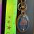Japan Lake Biwa 琵琶湖 Keychain With Leather Base - New 3 thumbnail