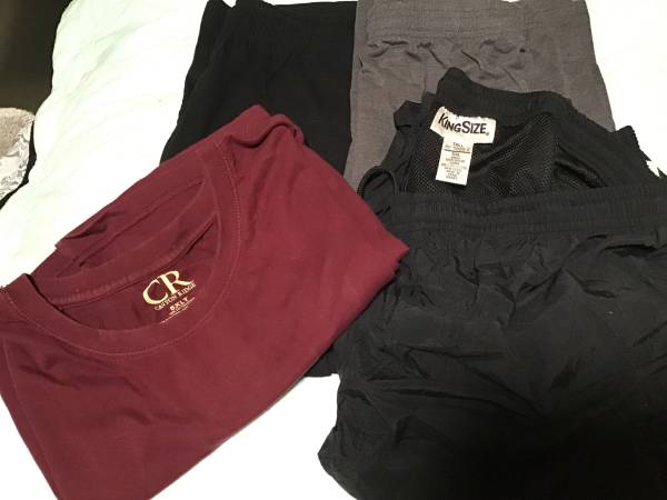 Men’s Muscle Shirt and Shorts 5X Tall 1