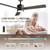 Ceiling Fan with Light Remote: 52 inch Modern Bedroom Fans with Dimmab 7 thumbnail