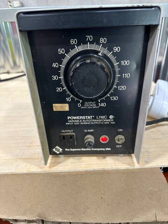 Variable  autotransformer POWERSTAT 1