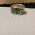 Genuine turquoise silver band 3 thumbnail
