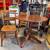 Vintage Solid Walnut Round Late 19thC Cocktail type Table- Fantastic 5 thumbnail