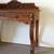Antique Entry / Foyer Table Crafted By Hand 7 thumbnail