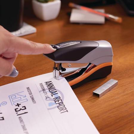 40 Sheet Compact Jam Free Stapler Staple Reduced Effort Quite 1