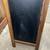 Rustic Brown 40"x20" Vintage A-Frame Double-Sided Folding Chalkboard w 8 thumbnail