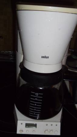 BRAUN 12 cups coffee maker, 1