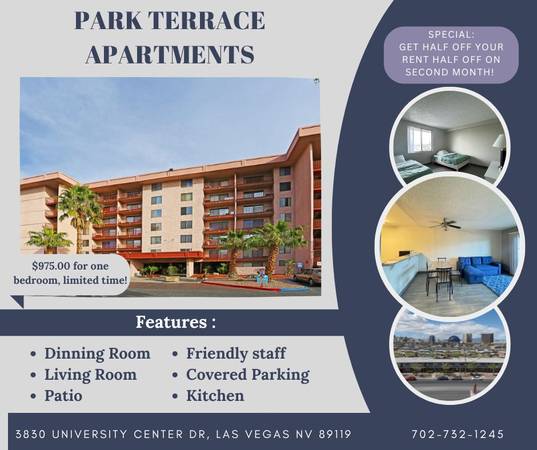 Park Terrace Apartments - 1x1 ready! 1