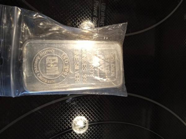 10 ounce silver bullion Bar 1