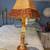 FOLK ART TOTEM LAMP, woodworking, Wisconsin, signed 1 thumbnail