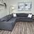 FREE DELIVERY Gray Sectional Couch 4 thumbnail