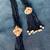 Vintage Seed Bead & Pearl Tassel Necklace Dangle Earrings Set 15 thumbnail