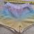 Rainbow Gradient Shorts PJ bottom pajamas girls m 7/8 sleepwear fuzzy 1 thumbnail