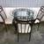 WROUGHT IRON TABLE AND CHAIRS SET 1 thumbnail