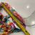 Brand new  Dog harness, size medium, with ruffle, , tie-dye 7 thumbnail