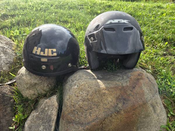 Motorcycle helmets HJC sz M, NFX sz XL 1