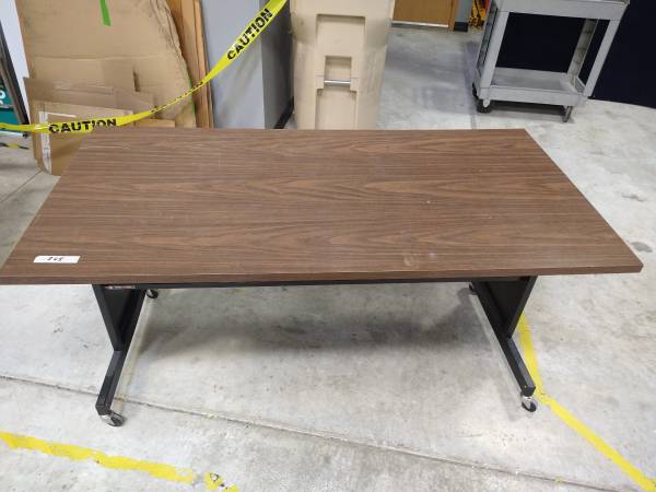 Desk or Work Table on Casters 1