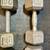 Set Of Cast Iron Hex Dumbbells: 8s, 10s, 12s, 15s, 20s & 25s  total = 180 # 4 thumbnail