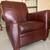 100% solid leather couch, chair, and ottoman 10 thumbnail