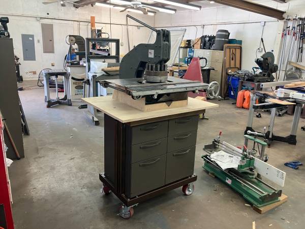 Rotex 12LF1.50 Multihead Punch with heavy stand. 1