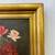 Framed Red/Pink Roses in Crystal Vase Painting By A. Behrend. 4 thumbnail
