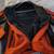 FreeCountry Orange/Black Wind Breaker Jacket Mens Medium 2 thumbnail