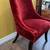 Red Velvet Accent Chair 1 thumbnail