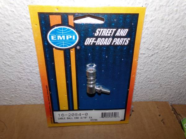 * EMPI 16-2084-0 CABLE BALL END 3/16" 1