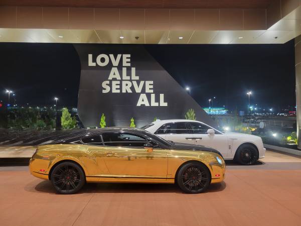 CHROME GOLD BENTLEY CONTINENTAL GT - $33,000 (Roscoe)63616817255427121