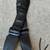 Fender Custom Shop / American Deluxe Leather Guitar/Bass Strap Black 1 thumbnail