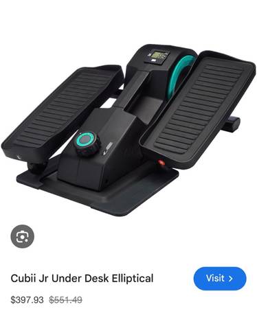 Cubii Go Compact Seated Elliptical 1